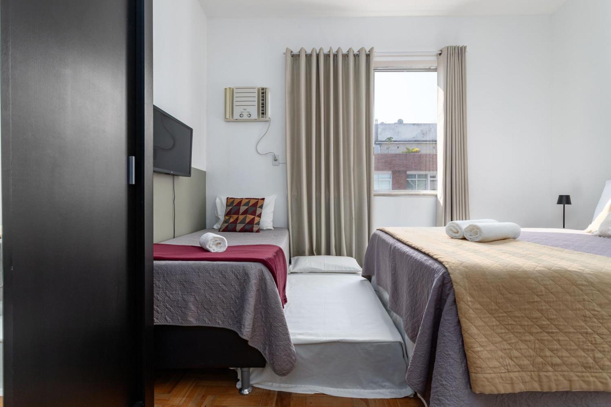 2 Quartos A 400m Da De Ipanema E 200m Do Metro - Portaria 24h, Wi-fi, Ar Condicionado E Cozinha Completa - Comporta 5 * Rio de Janeiro
